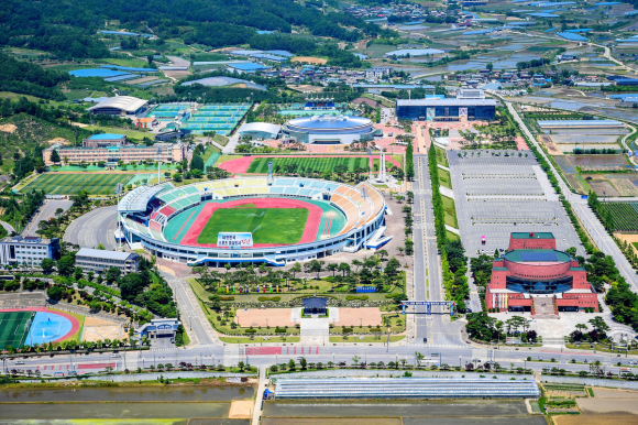 김천시스포츠타운 전경(김천시청 제공)